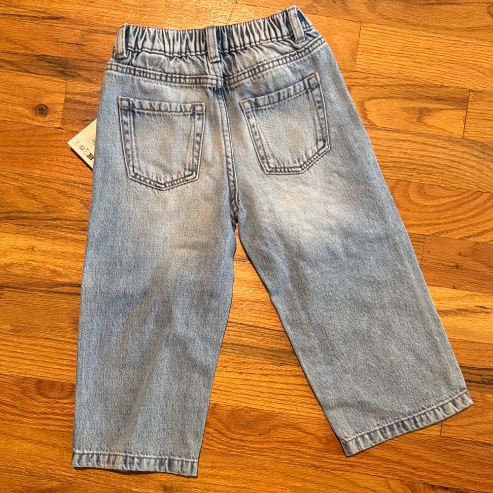 Zara Kids Light Blue Distressed Jeans - Picture 4 of 4